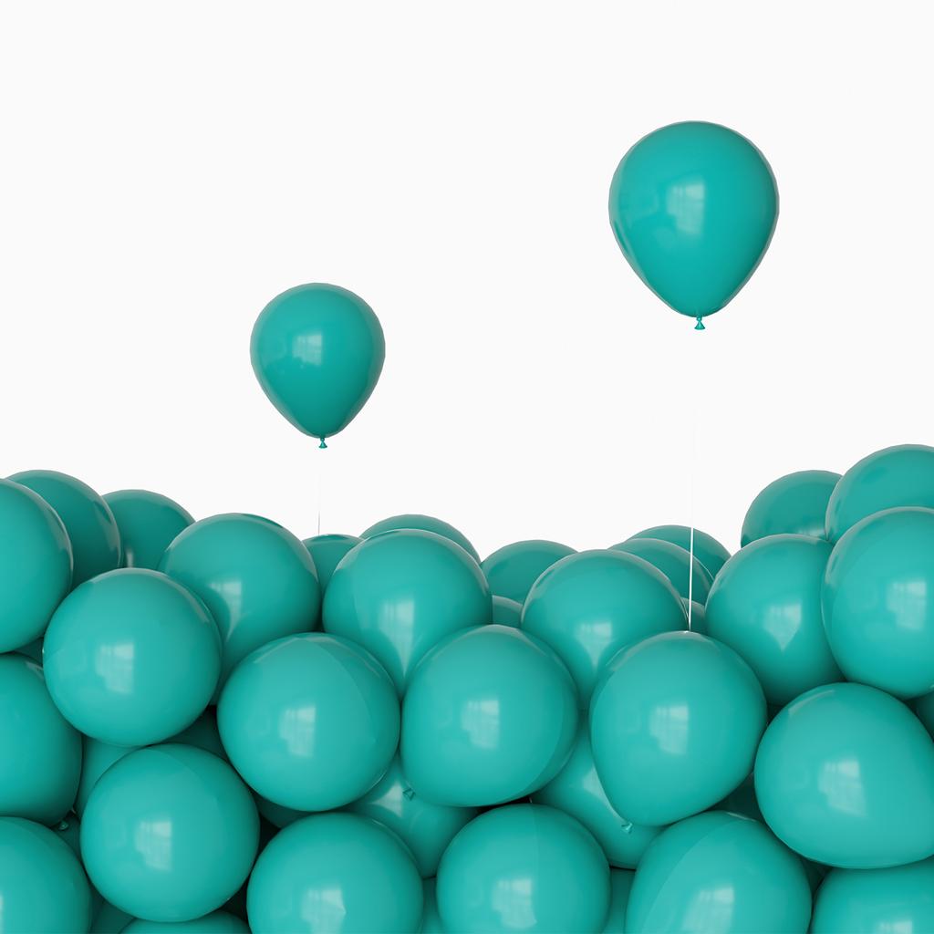 10ks Sada 5palcových černých latexových latexových párty balónků na narozeninovou oslavu Párty balónky Narozeninové balónky Latexový balónek