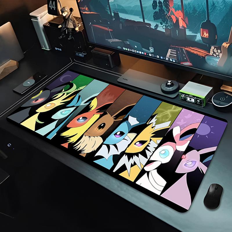 Anime Mouse Pad Cute Pikachu Esports Players Gamer Rubber Keyboard Pad xcm Pokemon Office Computer Mousepad kawaii Desk Mat