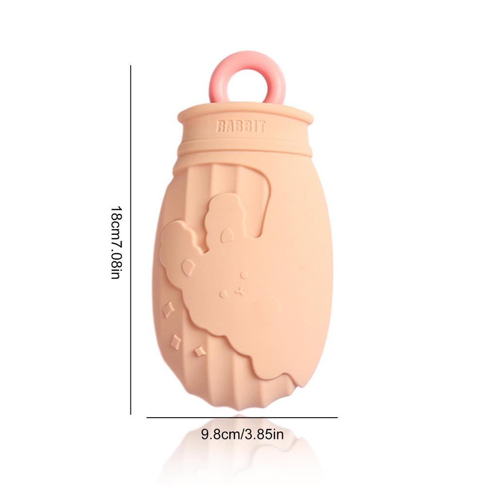 Hot Water Bottle Mini Silicone Water Refillable Compress Bag With Cover For Girls Portable Cold/Hot Compress To Cool/Warm Hands