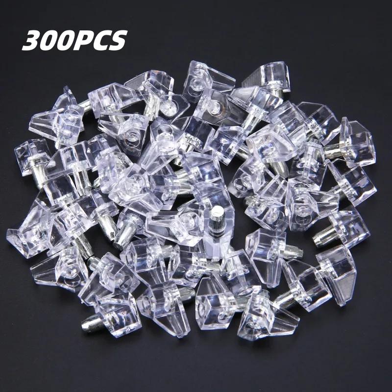 10/1000 PZ Chiodi Fissaggio Laminato Triangolari Chiodi per Mensole Trasparenti Staffa Pannello Vetro Armadio Casa Ferramenta Casa