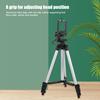 3110 Aluminium Alloy Silver Portable 1 4 Inch Screw Multifunction Mobile Phone Live Tripod