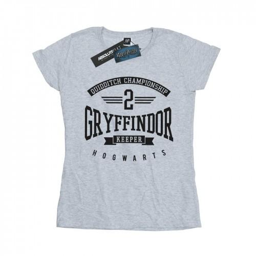 

Harry Potter Womens/Ladies Gryffindor Keeper Cotton T-Shirt білий