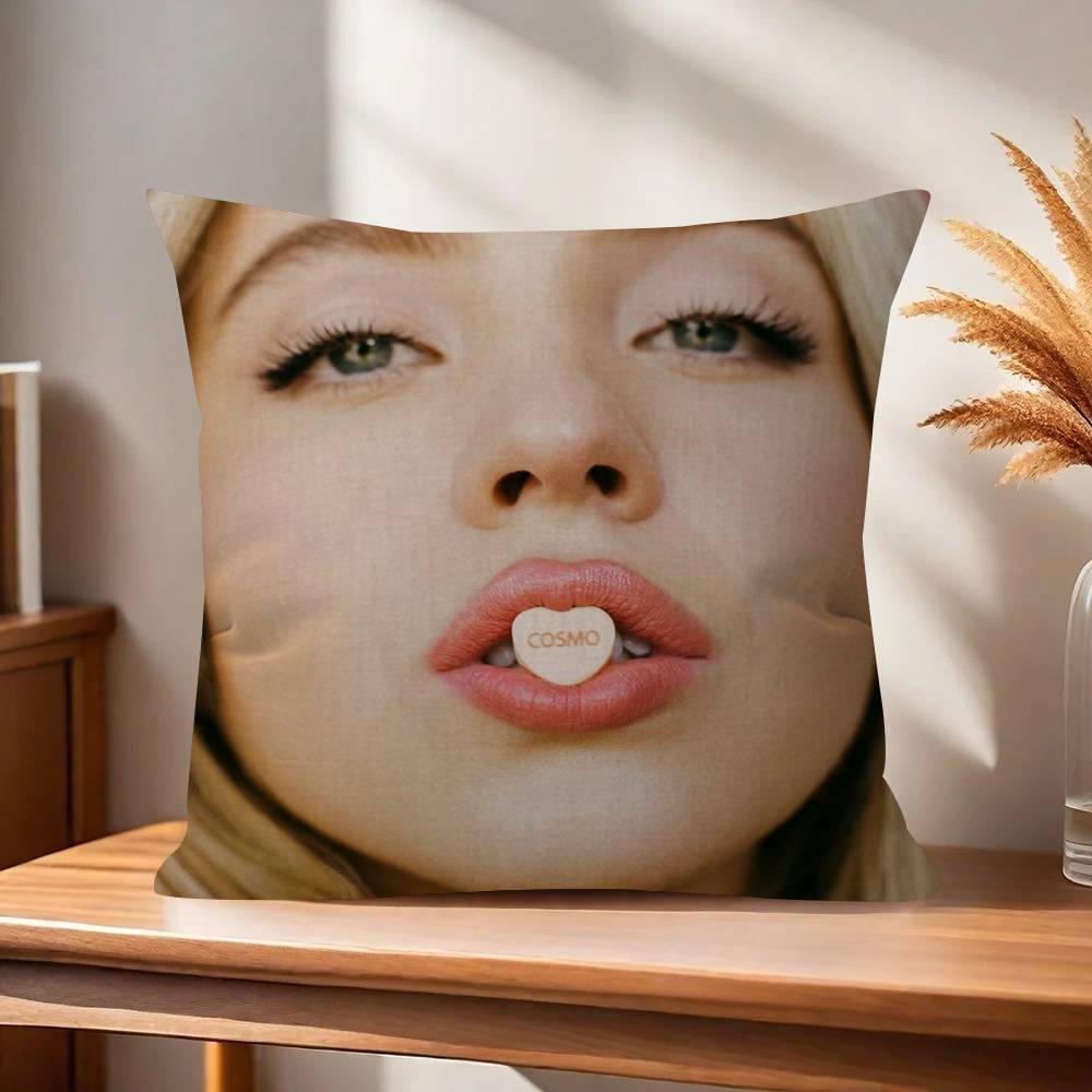 Actor Sydney Sweeney  Personalized Pillow Cover Kids Bedroom Wild Party Decor Pillowcase kid Birthday shower Gift