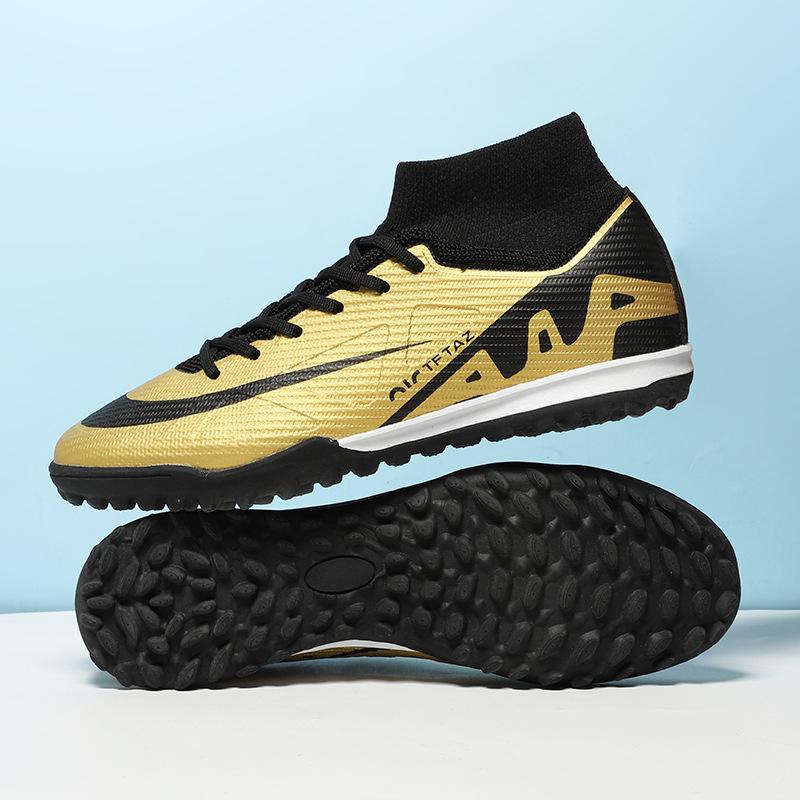 2025 Seamless Flying Weave Thorn T16 Football Shoes Long Nails Broken Nails Male and Female Youth Outdoor Training Sneakers