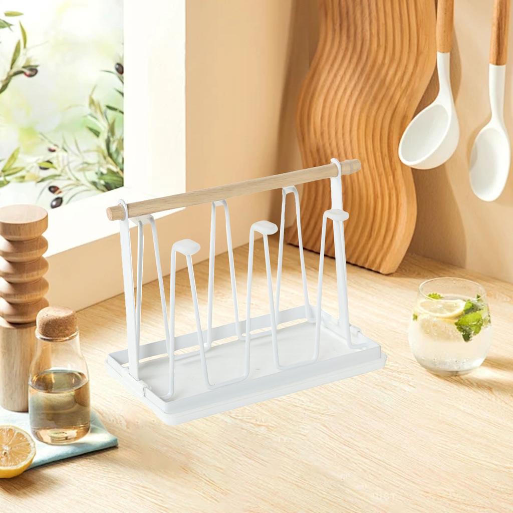 Kitchen Drain Cup Holder Portable Multifunctional Water Bottle Drying Drainer Rack for Living Room