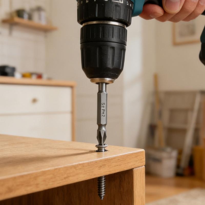 10 Stück Doppelseitige Design-Schraubendreherbits 65mm Länge Kohlenstoffstahl PH2 Größe Design für manuelle Projekte Reparaturen