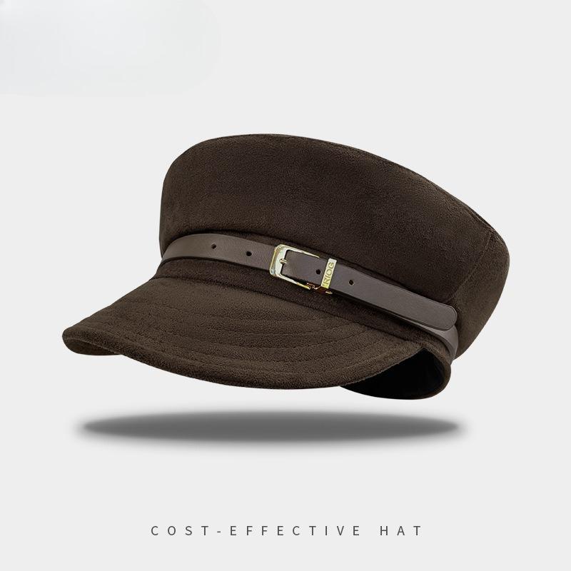 Retro Octagonal Cap for Children Fashionable and Versatile for Autumn and Winter To Show Off Your Face Small Beret Artistic Newsboy Cap