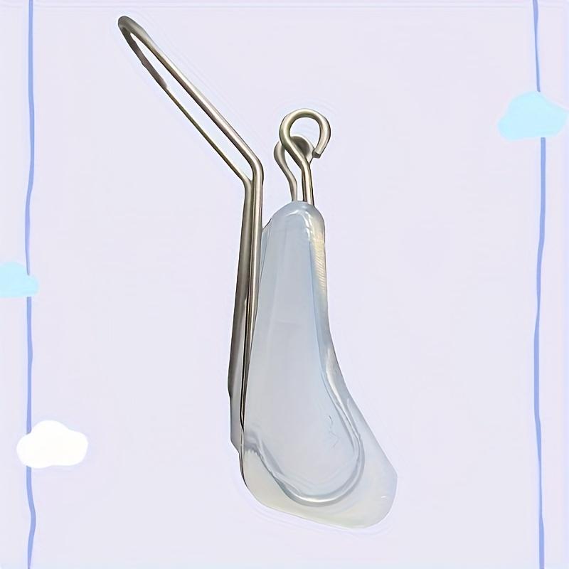 Transparent Silicone Nose Clip for Nose Lift Ergonomic, Nostril Shaper for Tall and Small Noses Silicone for Comfortable Daily Use, Nose Jewelry