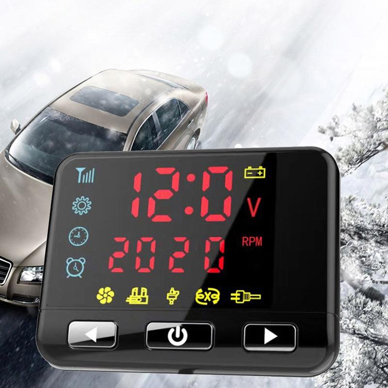 Универсальный Дизельный Воздушный Отопитель 12В/24В с LCD Монитором, Переключателем-Контроллером + Пульт ДУ для Автомобиля, Грузовика, Стояночный Отопитель, Ручной Режим