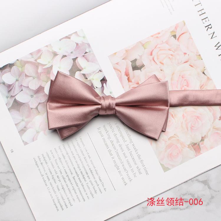 Solid Color Bow Tie, Men'S And Women'S Banquet Performance, Suit, Shirt, Dress, Double Bow.