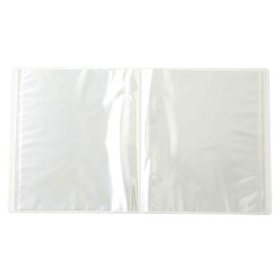 MUJI Polypropylenová měkká fólie Průhledná A4 40 NCE17A1A Pořadač, Poloprůhledný, Široký, Kapsy,