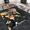 1pc Anime Cartoon Design Haikyuu!! Karasuno High School Volleyball Club Chair Mat Non-Slip Carpet for Office Home Decoration Living Room Bedroom Game