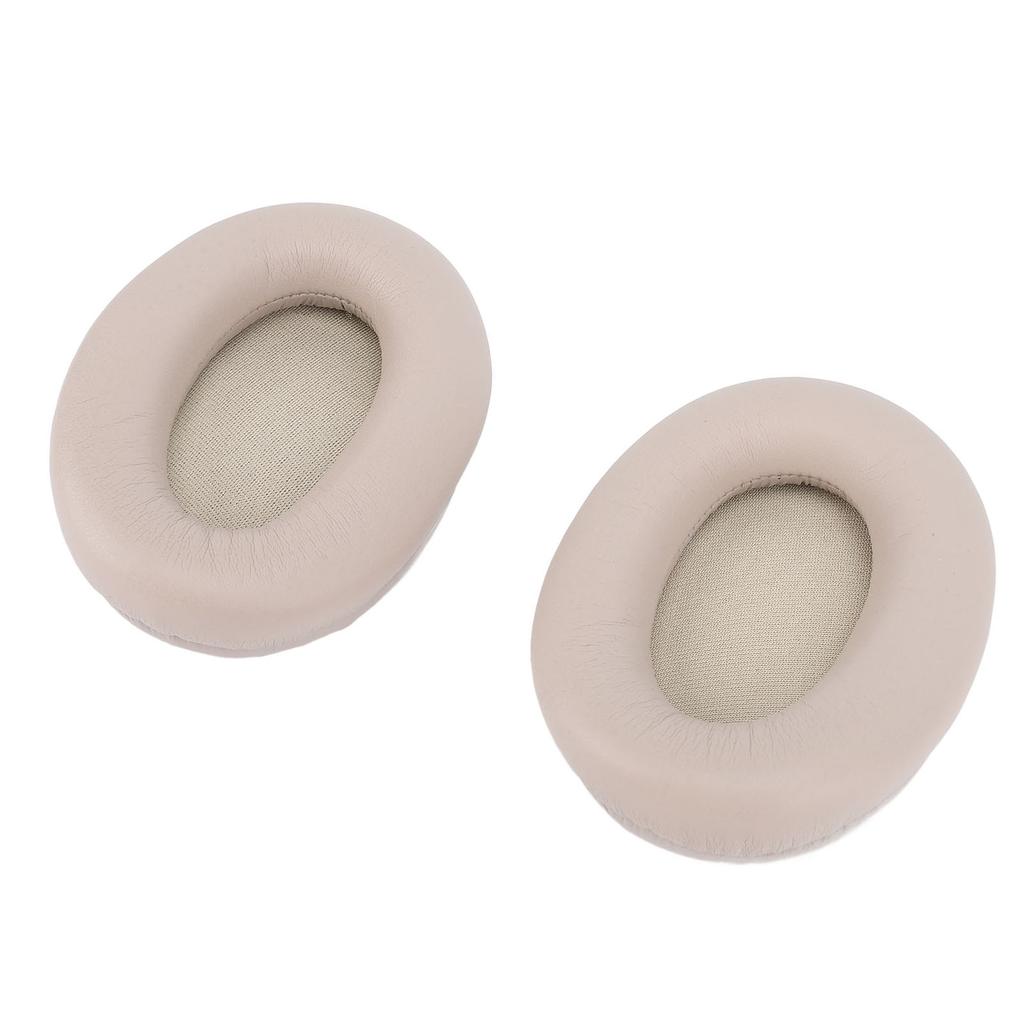 2 Pcs Ear Pads for WH1000XM3 Protein Leather Memory Foam Headset Replacement Ear Cushions Grey