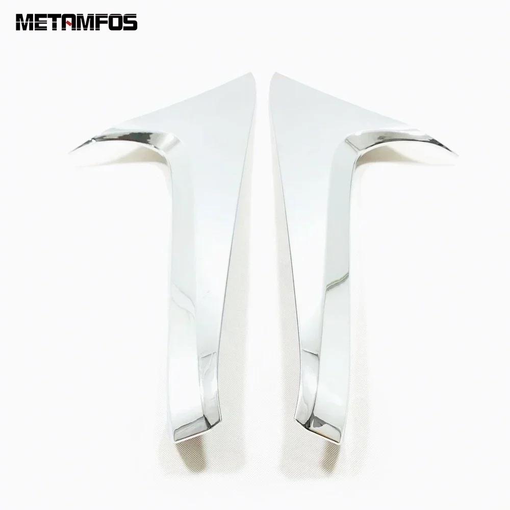 Для Toyota Rav4 Rav 4 - 2024 2025 Углеродное волокно Заднее окно Боковой спойлер Крыло Накладка Аксессуары Стайлинг автомобиля ABS Chrome Plastic