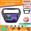 For Ford Escort 2014-2018  Android Auto Carplay GPS Navigation Stereo Multimedia Player 4G Wifi Screen