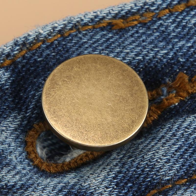 

6PCS-Jeans Талия Пуговицы Без Гвоздей Регулируемые Талия Удлинители Пуговицы Съемные Одежда Брюки Талия Пряжка 6pcs