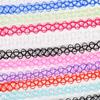 12 Pieces Vintage Hippy Stretch Tattoo Choker Necklaces Elastic Chocker Necklace Plastic Fishing Line Tattoo Necklaces