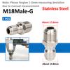 M14 M18 M22 Quick Connector High Pressure Quick Coupling For Car Washer Water Gun Adapter Joints Garden Irrigation Accessories