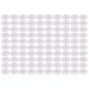 100Pcs Microphone Cover Dust Sweat Resistant Disposable Excellent Elasticity Reduce Noise Microphone CapsWhite Red Dot