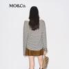 MO&Co. Striped Loose Fit Wool Sweater