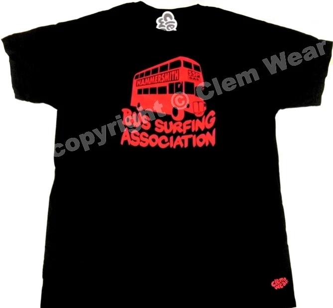 BUS SURFING ASSOCIATION Bottom T SHIRT tee Rik Mayall T-shirt comedy vegan PETA S