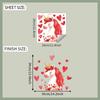 Cute Unicorn with Love Hearts Toilet Seat Sticker Bathroom Decor Magical Removable Waterproof Decal