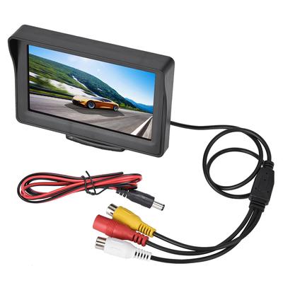 4.3" Color LCD Car Display Rear View External Monitor For Car Backup Camera
