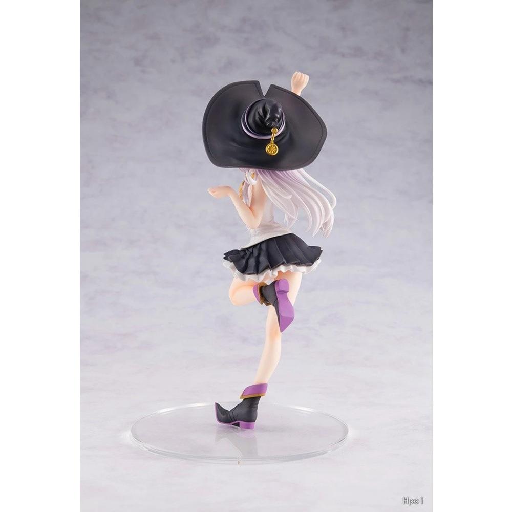16CM Anime THE JOURNRY OF ELAINA Elaina Figure Energetic Girl Cute Animation Model Toys Gifts Collection Decoration  PVC