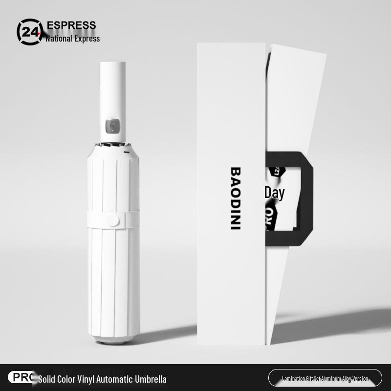 Reinforced Windproof Black Glue Sunscreen Umbrella for Students, Men & Women