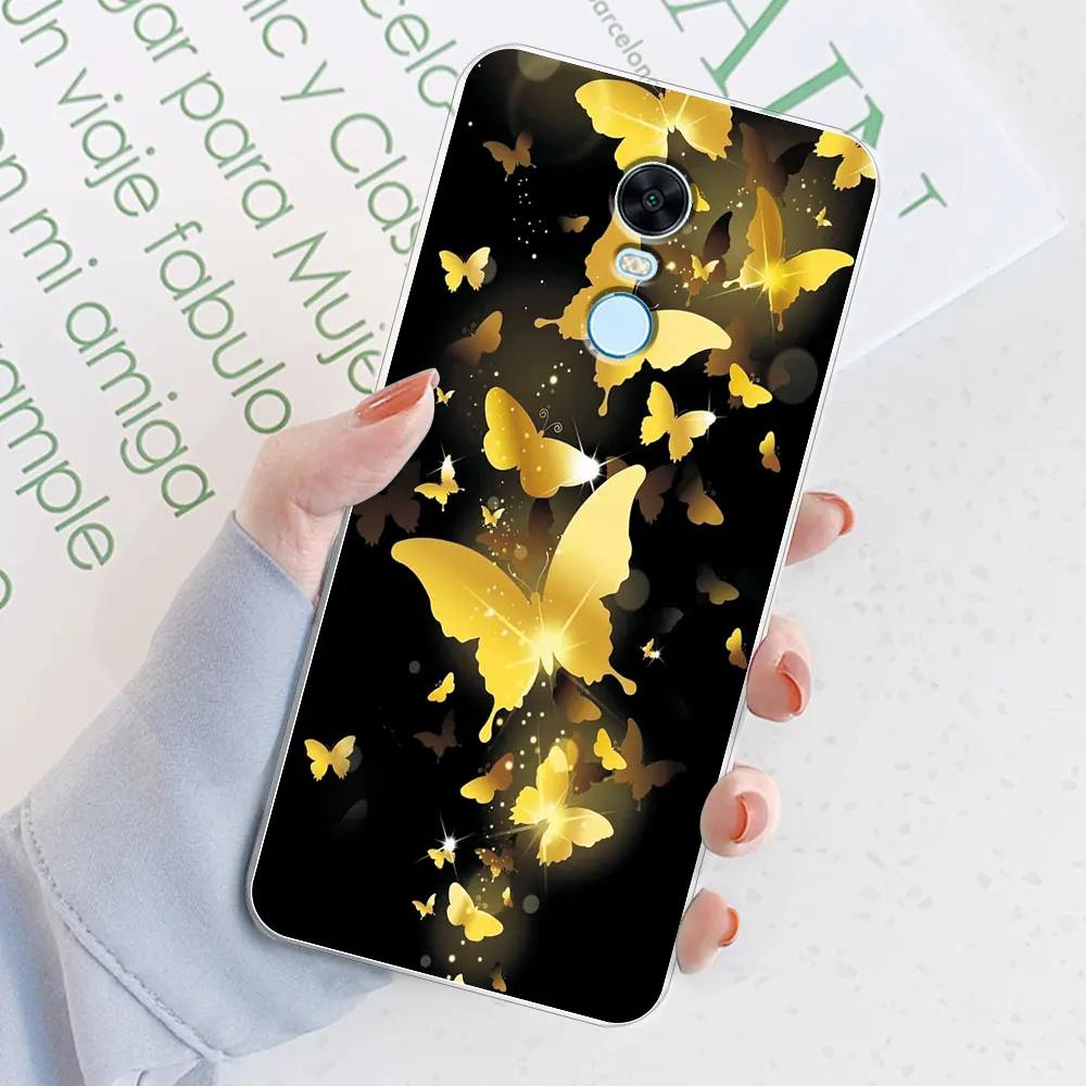 For Xiaomi Redmi 5 Plus Case Redmi 5 Case Marble Transparent Case For Redmi 5 5 Plus Protective Silicone Clear Phone Bumper Bags