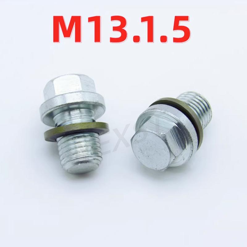 1PC Car Oil Pan Drain Screw Oil Pan Bolt Oil Plug M13/M15/M17 Oil Drain Plugs 3