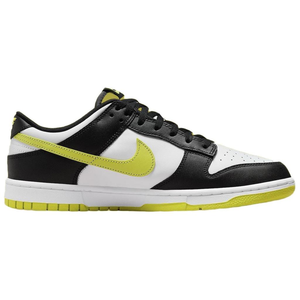 Nike Dunk Low Black Bright Cactus Men Sneakers White DV0833-110
