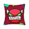 Geometry Dash Games Pillow Covers Merch Printing Cushion Cover Gift  Throw Pillow Case Cover Chair Multiple Sizes
