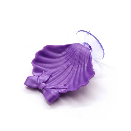 Betta Hammock Shell, Betta Fish Bed with Suction Cup, Plastic Conch Shell Fish Hammock, Resting Spot for Betta, Shrimp, Cichlid, Small Fish Tank Decor