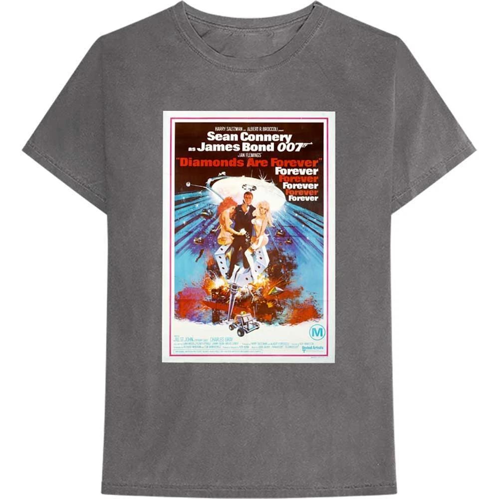 James Bond 007 Diamonds Are Forever Official Mens Unisex T-Shirt 2XL