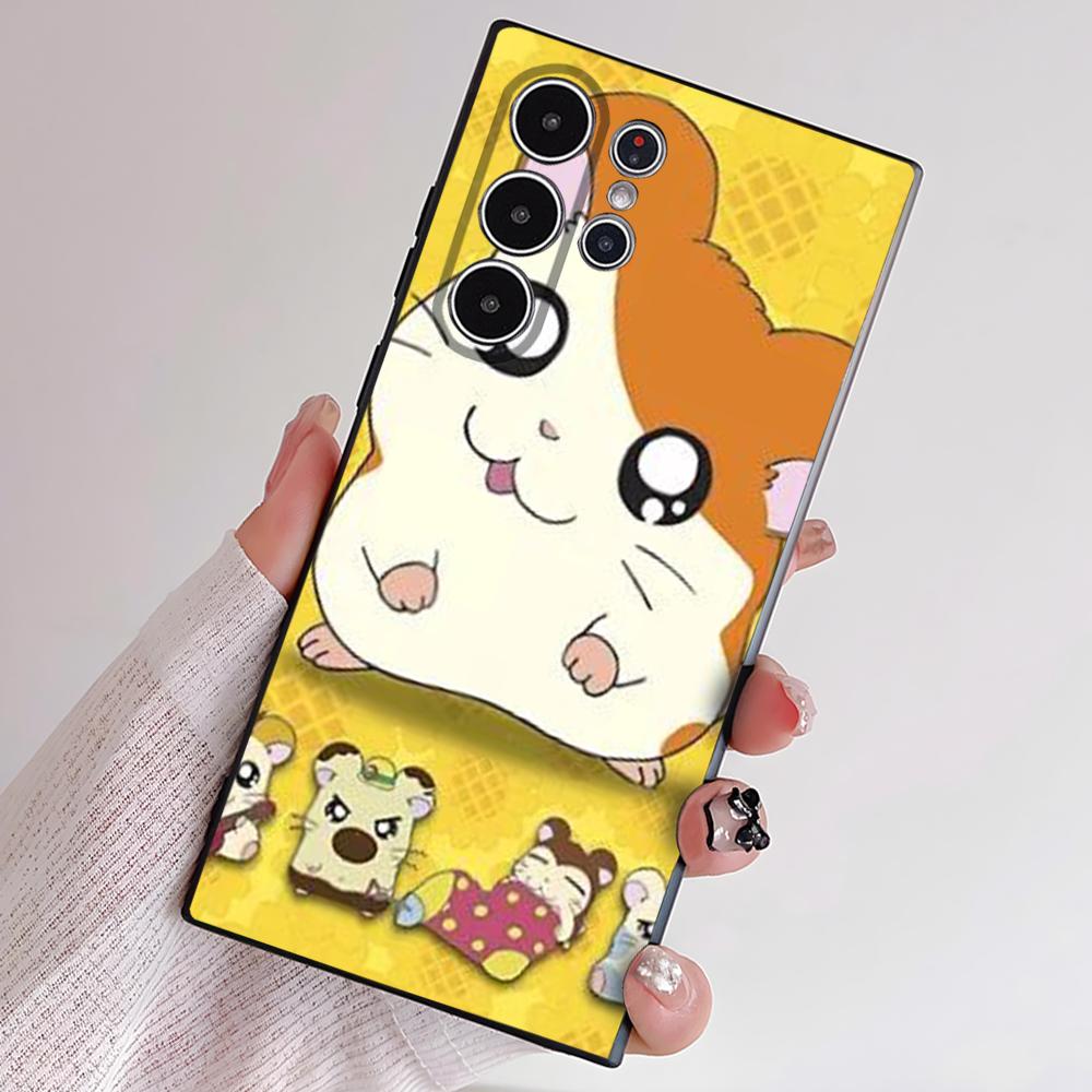 Hamtaro Cute Hamster Kawaii Lovely Phone Case For Samsung S Series S22 S23 S24 S25 FE Plus Ultra TPU Soft To Skin-friendly Case