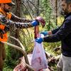 5/6Pcs Hunting Bag with Reflective Tag Breathable Waterproof Elk Bison Bear Meat Bag Multi-purpose Large Capacity Reusable Wild Game Bag