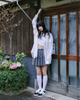 Loaegsyueol Wrap Mini Pleats Skirt_Grey