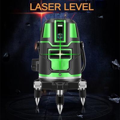 2/3/5-Linien-Hochpräzisions-Grünlicht-Nivelliergerät 360° Horizontal-Vertikal-Kreuzwasserwaage Infrarot Automatisches Selbstnivellierendes Laser-Nivelliergerät
