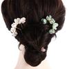 For Girls Disk Hair Hanfu For Women Flowers Hair Stick U Shaped Hairpin Hair Accessories Hair Fork