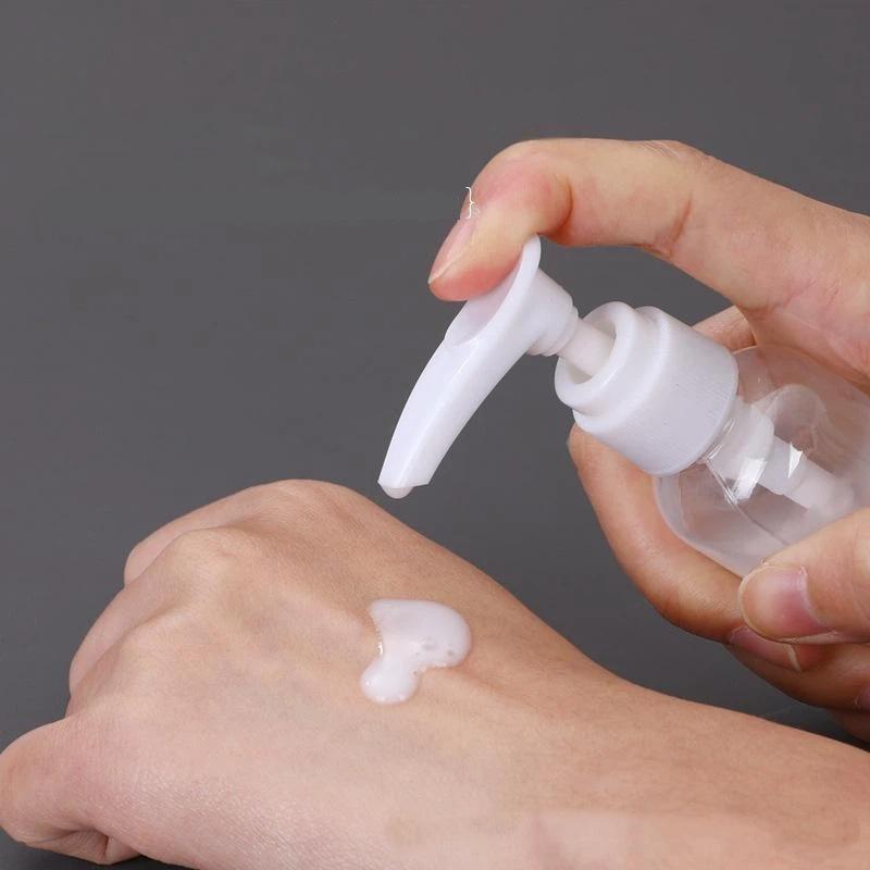 Empty Plastic Shampoo Lotion Pump Bottle Food Grade Safe Leakproof Dispenser for Home Bathroom Travel Use