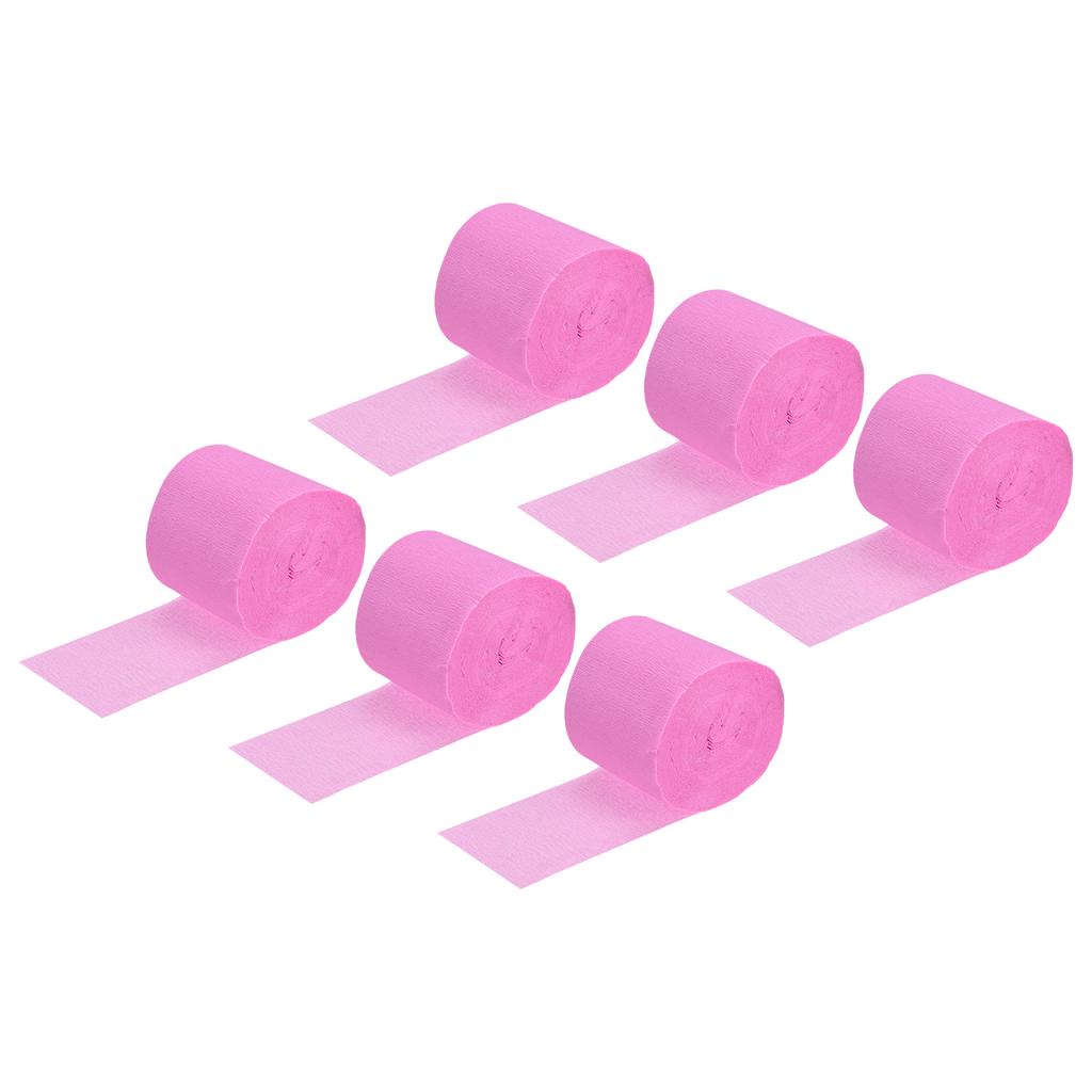 3/6 Stück Lebhafte Krepppapier-Luftschlangen Party-Luftschlangen Dekorationen 1,37" für Verschiedene Geburtstagsfeier Hochzeits-Festival-Dekorationen