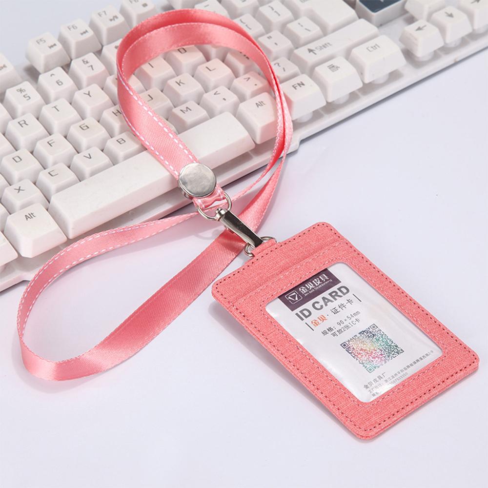 Wallet Coin Bag Lanyards ID Badge Holder Credit Card Holder Strap Card holder Protect Cover Bag