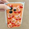 Cartoon Cherry Fruits Case For Xiaomi 13T Pro Redmi Note 15 Pro 4G Redmi Note 14 13 Pro+ 5G Leather Texture Silicone Cover