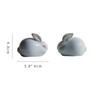 Home Ceramic Bunny Chinese Tea Pet Lazy Kung Fu Tea Rabbit Ornament Tea Accessories