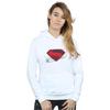 DC Comics Womens/Ladies Justice League Movie Superman Logo Hoodie