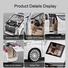 1:24 Alphard RAV4 Modello in Lega Giocattoli Auto Diecast 6 Portiere Aperte Suono Luci Pull Back Sterzo Ruota Anteriore Veicoli per Regali Adulti