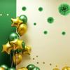 1pcs Set 7.8inch Green Paper For Birthday Party Hanging Flowers Pom Pom Paper Flower Balls Paper Pom Pom Paper Balls
