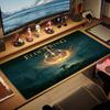 ELDEN RING Farbiges Mauspads Großes Gaming-Tischkissen Rutschfestes Laptop-Tablet Großes Mauspads XXL Matte Mini-PC Spielmatte Mit Verriegeltem Rand