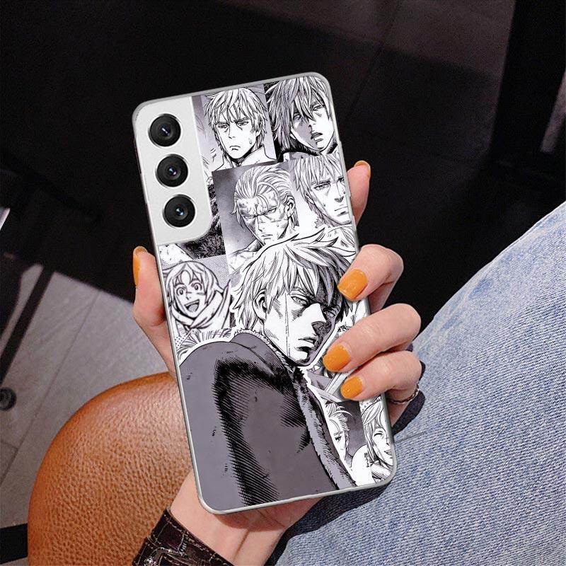 Vinland Saga Phone Case For Samsung Galaxy S24 S25 Edge S26 Ultra S23 S22 S21 Plus S20 FE + Personalized Print Cover Galaxy S24